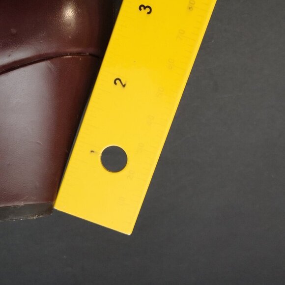 Naturalizer Ladies Size 9 Burgundy Faux Leather Susy Heeled Pumps - Picture 10 of 10